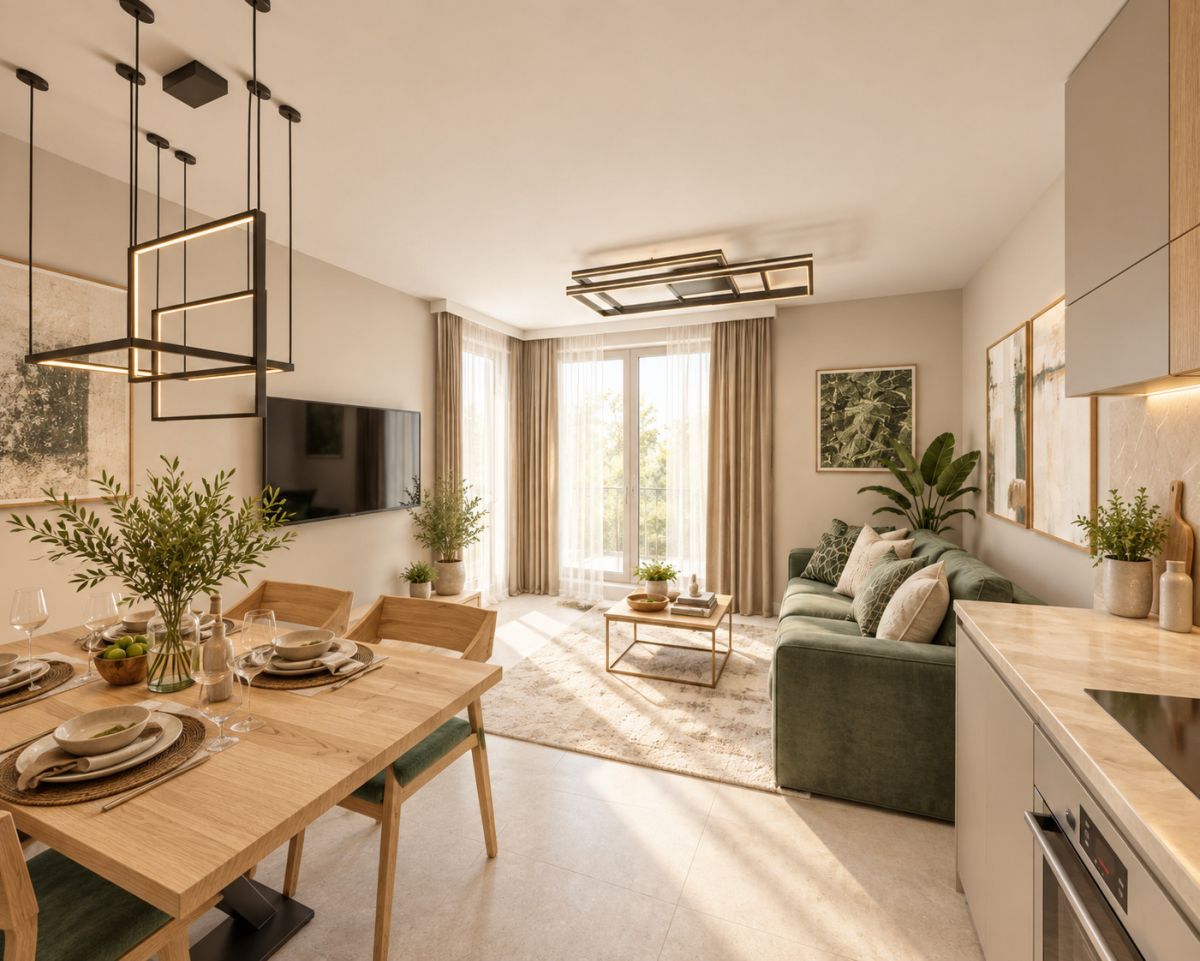 2 pokoje | 44 m2 | Ogródek | Harmonogram - ujecie 2