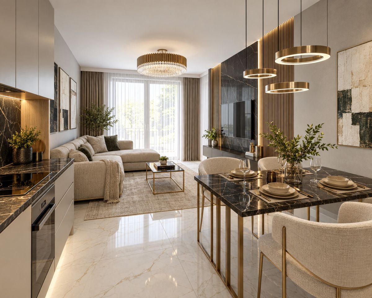 3 pokoje | 61 m2 | Ostatnie piętro | Harmonogram