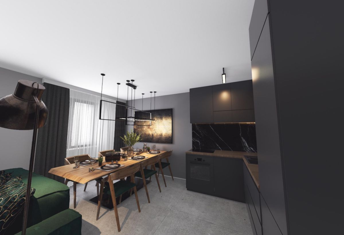 3 pokoje 58 m? + duży balkon na południe - ujecie 3